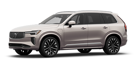 Silver Volvo XC90 Plug-In Hybrid