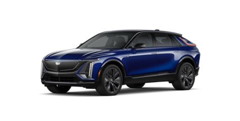 Blue Cadillac LYRIQ
