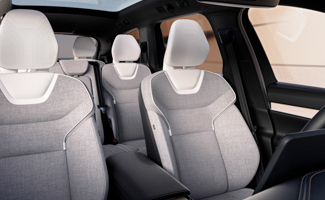 Interior seats in the Volvo EX90