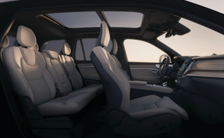 Interior seats of a Volvo XC90