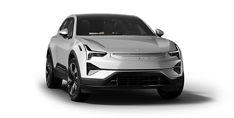A silver Polestar 3