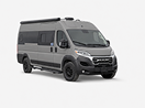 A gray ram camper van